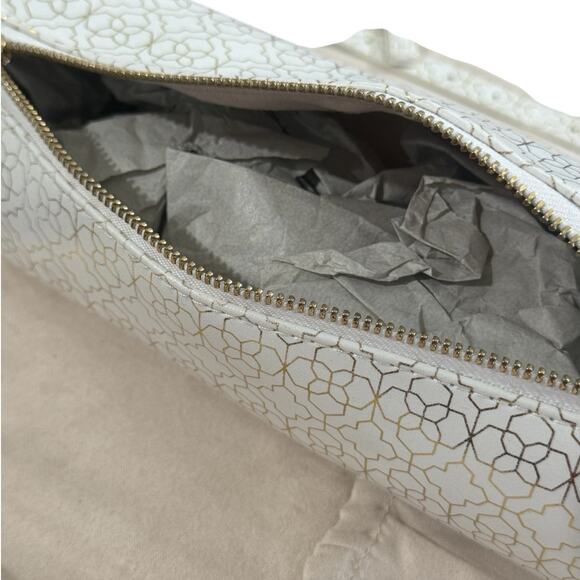 NWT! Kendra Scott Travel Jewelry Roll in White and Gold - Picture 7 of 8